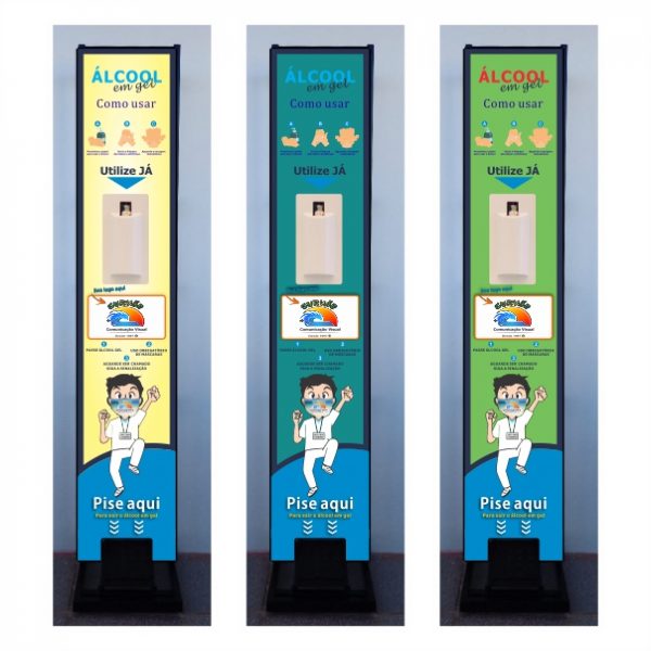 totem-alcool-gel-personalizado